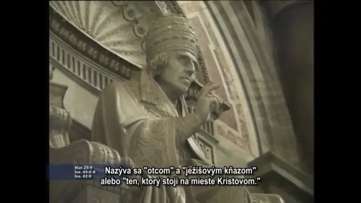Římskokatolická církev zničila vše, co je Bohu svaté (video)