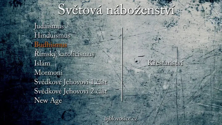 Světová náboženství - Budhismus